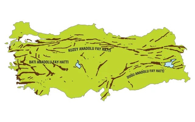 Türkiye'de Fay Hattı Bölgeleri Nerelerdedir?