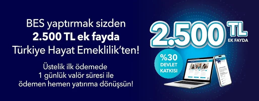 2.500 TL Ek Fayda Kampanyası